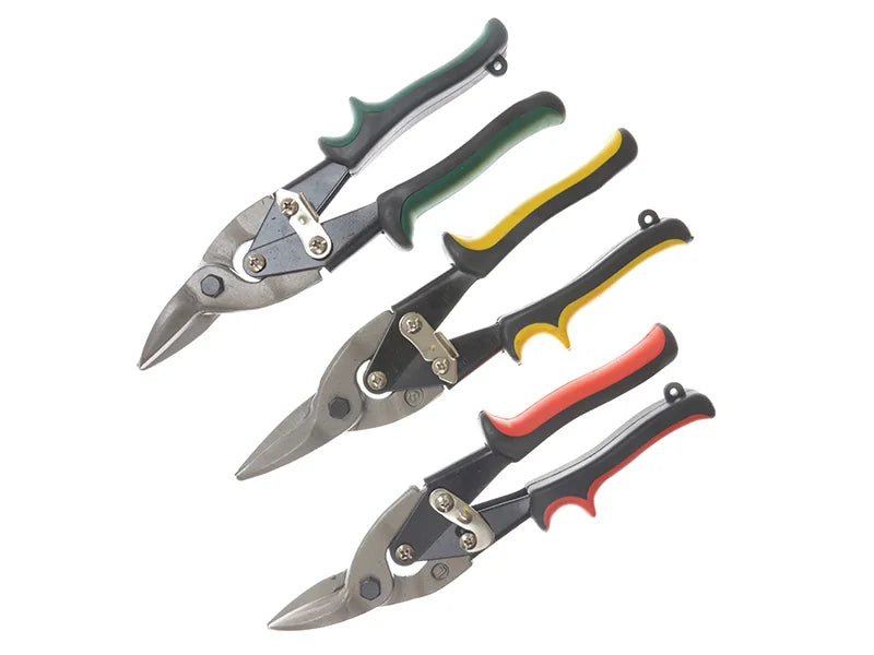 BlueSpot Tools Aviation Tinsnips Set, 3 Piece - 09305