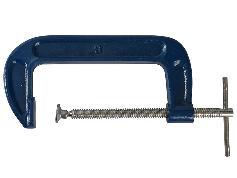 BlueSpot Tools Fine Thread G-Clamp 100mm (4in) - 10031