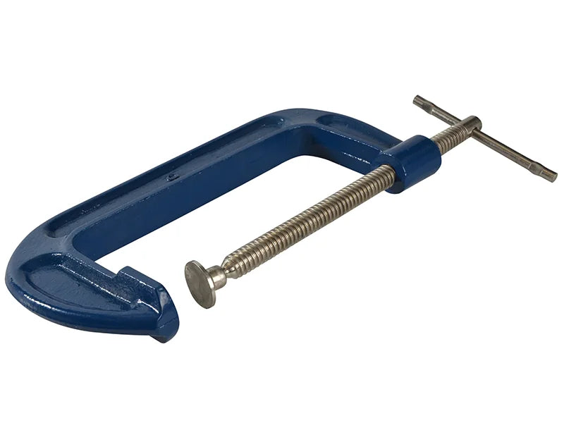 BlueSpot Tools Fine Thread G-Clamp 100mm (4in) - 10031