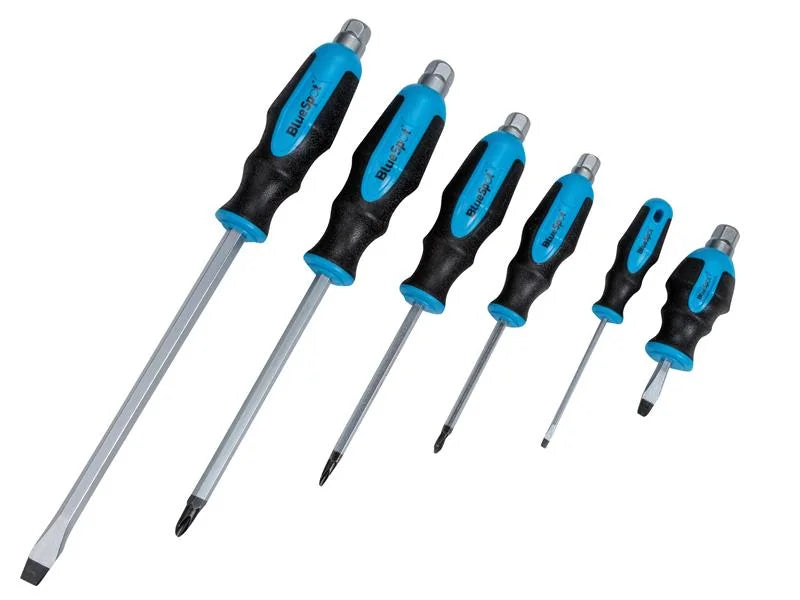 BlueSpot Tools Hex Bolster Screwdriver Set, 6 Piece - 12068