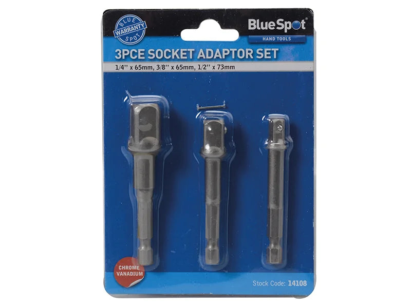 BlueSpot Tools Socket Adaptor Set, 3 Piece - 14108