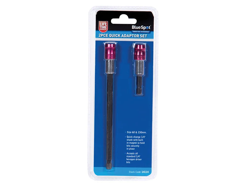 BlueSpot Tools Quick Adaptor Set, 2 Piece - 14114