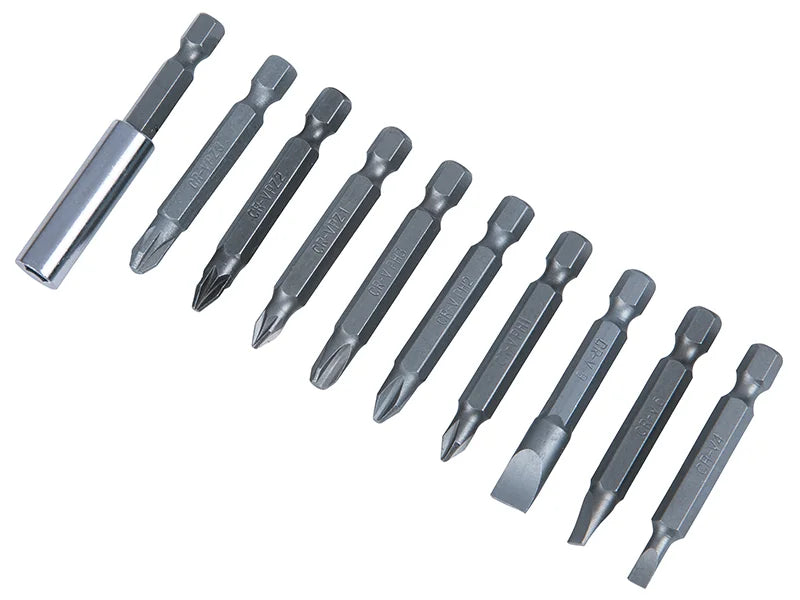 BlueSpot Tools Power Bit Set, 10 Piece - 14120