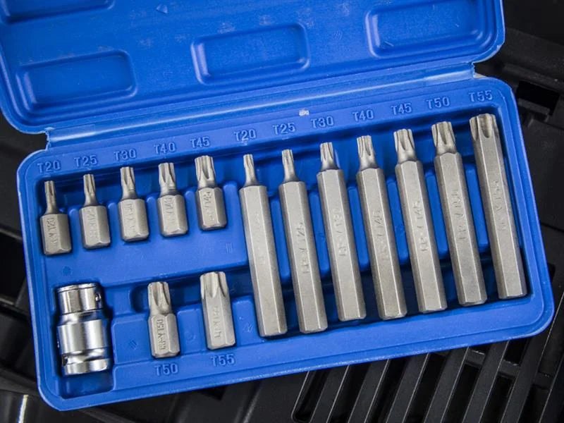 BlueSpot Tools TORX Bit Set, 15 Piece - 1511