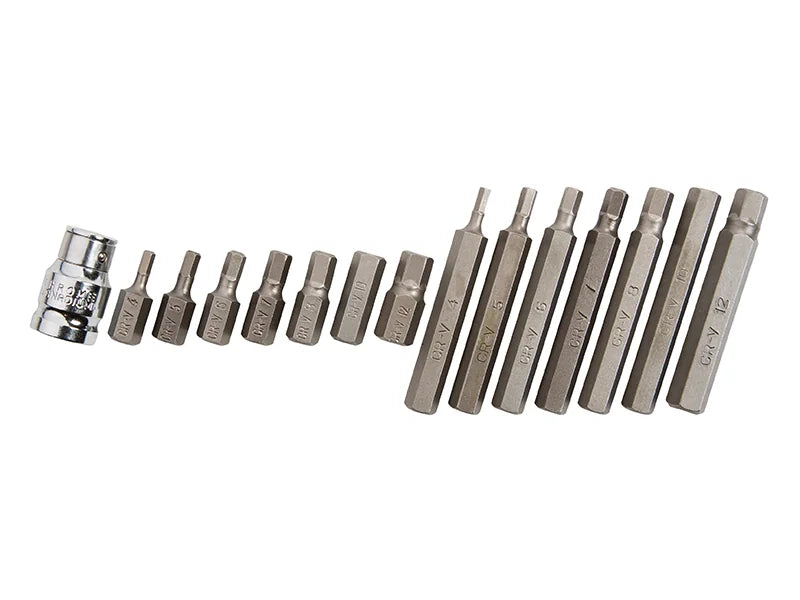 BlueSpot Tools Hex Bit Set, 15 Piece - 1513