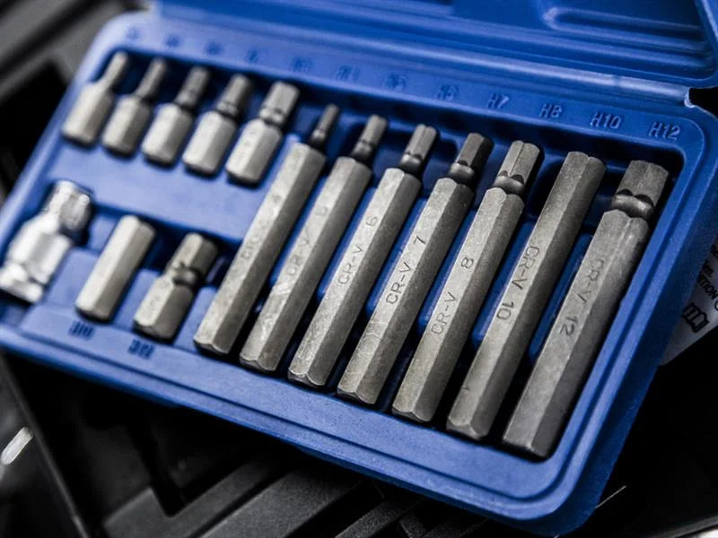 BlueSpot Tools Hex Bit Set, 15 Piece - 1513