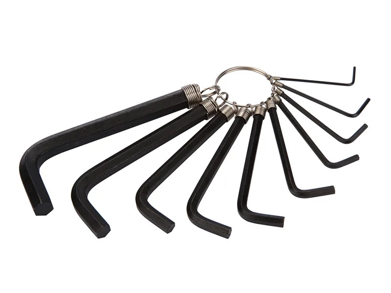 BlueSpot Tools Hexagon Key Set, 10 Piece - 15311