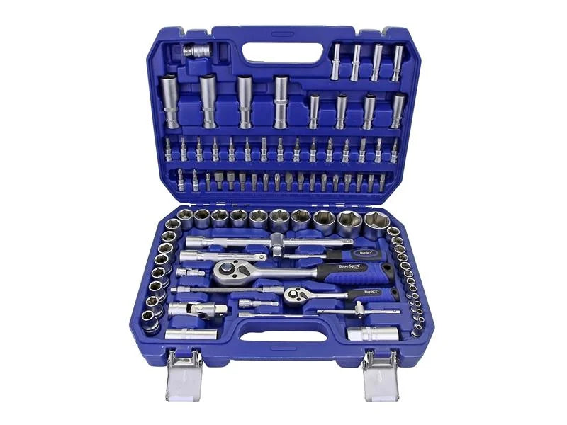 BlueSpot Tools 1/2in & 1/4in Metric Socket Set, 94 Piece - 1579