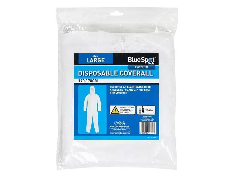 BlueSpot Tools Disposable Coverall - Large (170-178cm) - 19772
