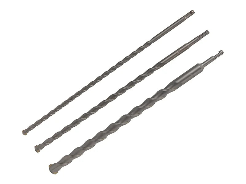BlueSpot Tools SDS Plus Drill Bit Set, 3 Piece 450-1000mm