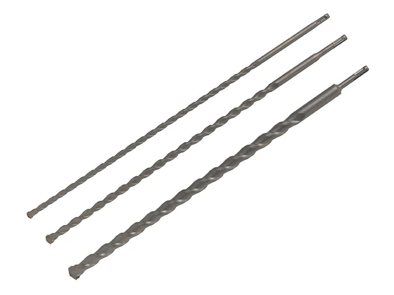 BlueSpot Tools SDS Plus Drill Bit Set, 3 Piece 450-1000mm