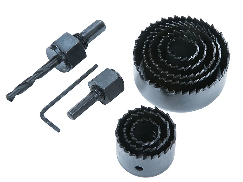 BlueSpot Tools Multi Holesaw Set, 11 Piece 19-64mm - 20507