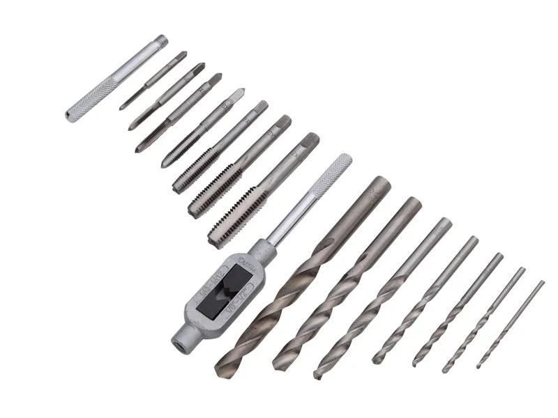 BlueSpot Tools Drill & Tap Set, 15 Piece - 20512