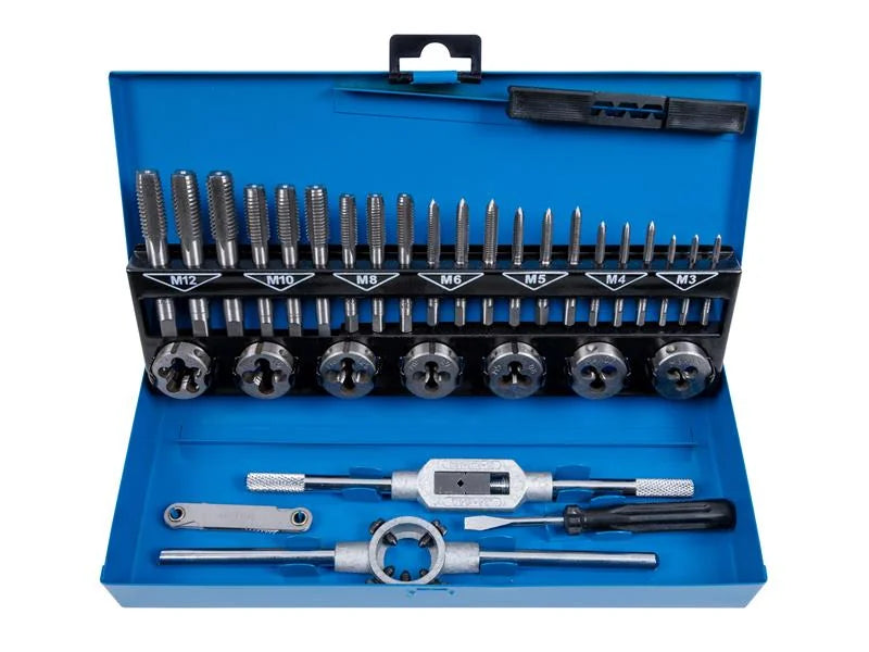 BlueSpot Tools Metric Tap and Die Set, 32 Piece - 22301