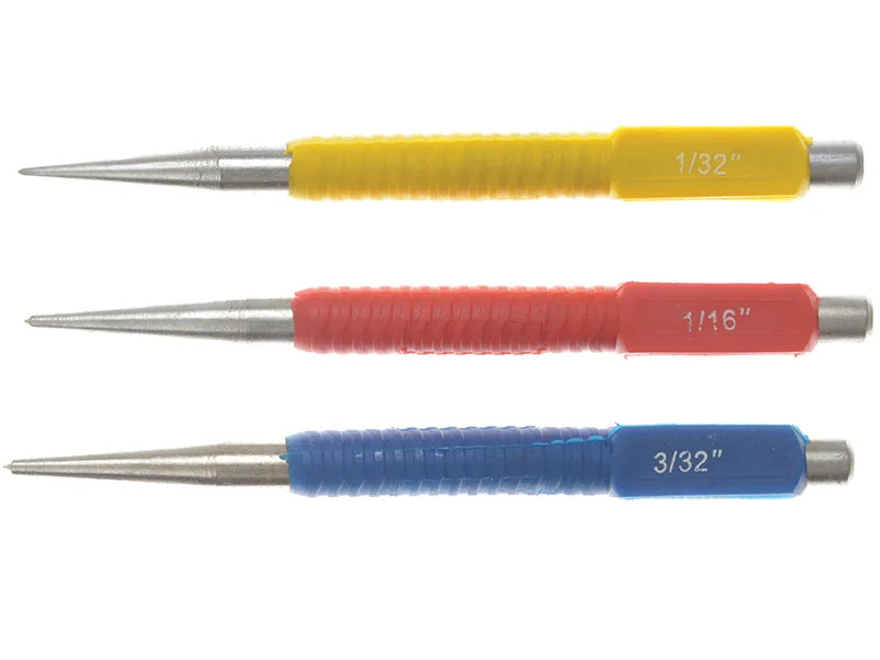 BlueSpot Tools Centre Punch Set, 3 Piece - 22441