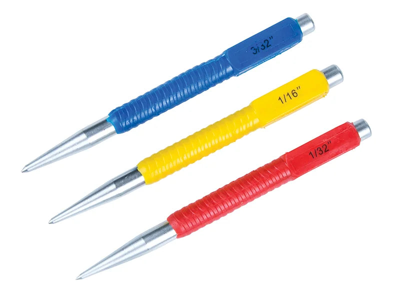 BlueSpot Tools Nail Punch Set, 3 Piece - 22445