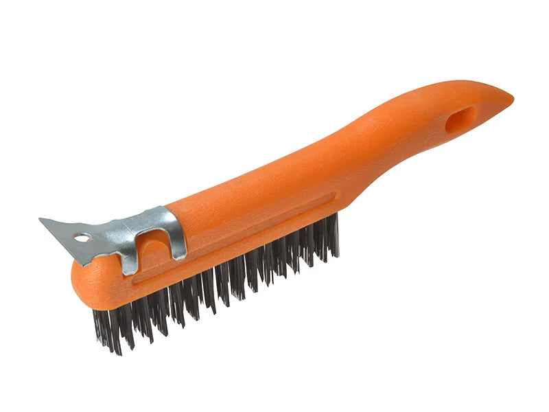 BlueSpot Tools Plastic Wire Brush & Scraper - 22523