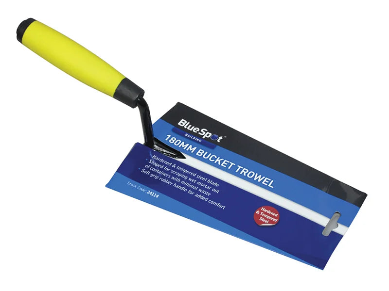 BlueSpot Tools Soft Grip Bucket Trowel 180mm (7in) - 24114