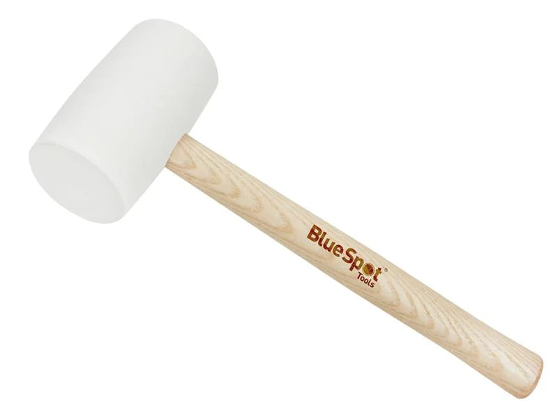 BlueSpot Tools White Rubber Mallet 454g (16oz) - 26530