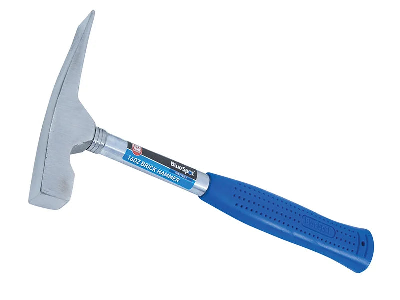 BlueSpot Tools Steel Shafted Brick Hammer 450g (16oz) - 26565