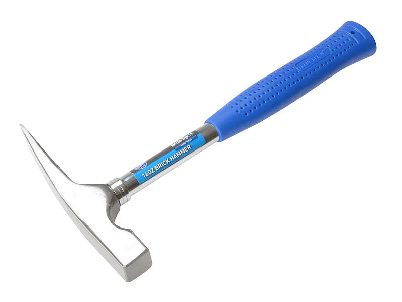 BlueSpot Tools Steel Shafted Brick Hammer 450g (16oz) - 26565