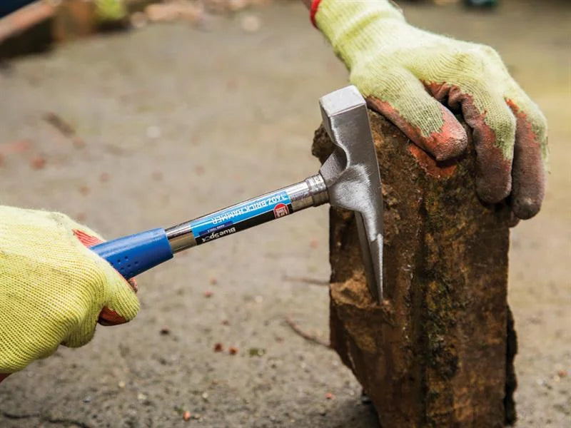 BlueSpot Tools Steel Shafted Brick Hammer 450g (16oz) - 26565