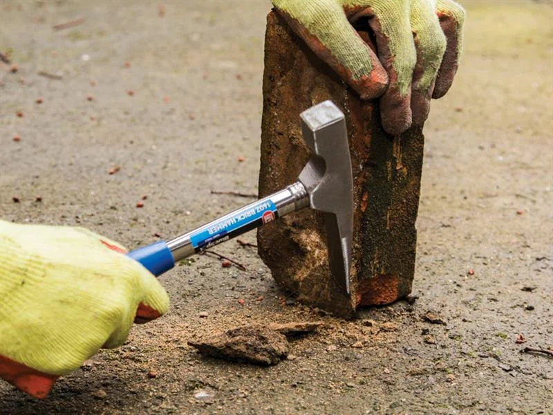 BlueSpot Tools Steel Shafted Brick Hammer 450g (16oz) - 26565