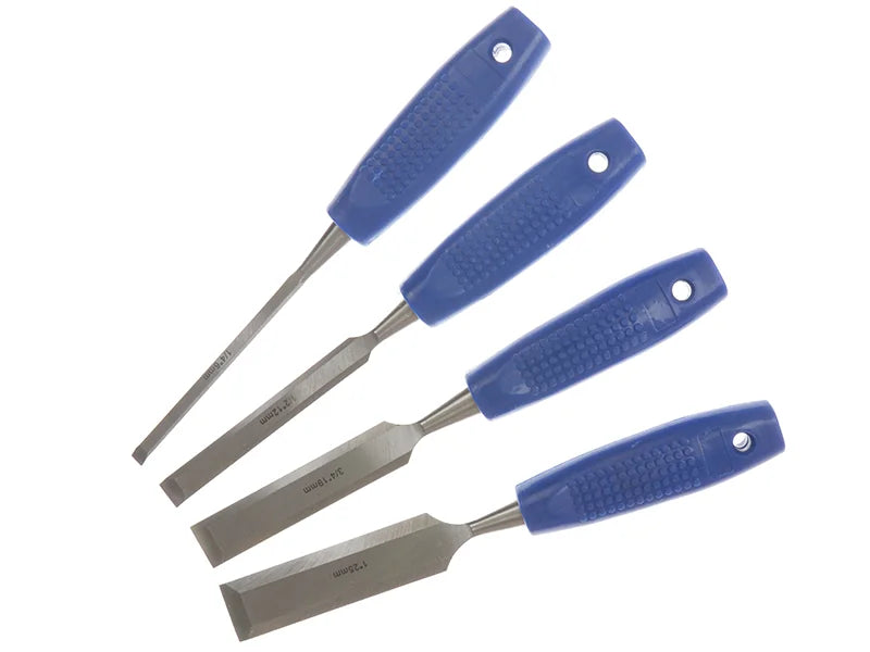 BlueSpot Tools Wood Chisel Set, 4 Piece - 28124
