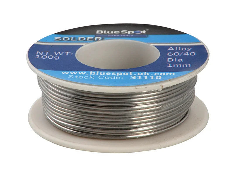 BlueSpot Tools Flux Covered Solder 100g 60/40 - 31110
