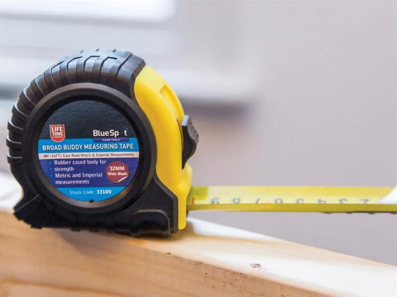 BlueSpot Tools Broad Buddy Pocket Tape 8m/26ft (Width 32mm) - 33100