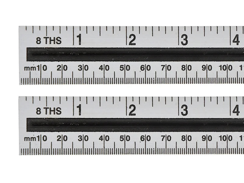 BlueSpot Tools Aluminium Ruler 150mm (6in) - 33930