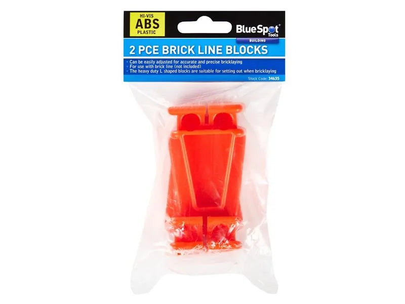 BlueSpot Tools Brick Line Blocks, 2 Piece - 34635