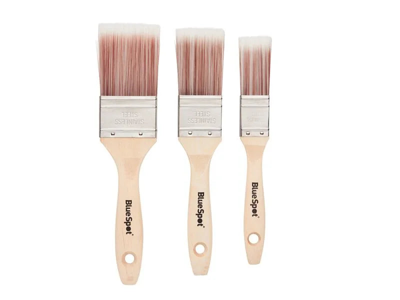 BlueSpot Tools Synthetic Paint Brush Set, 3 Piece - 36010