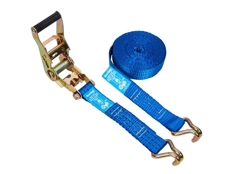 BlueSpot Tools Heavy-Duty Ratchet Tie Down 38mm x 6m - 45410