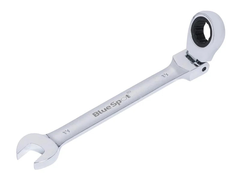 BlueSpot Tools 180° Flexible Head Ratchet Spanner 10-19mm