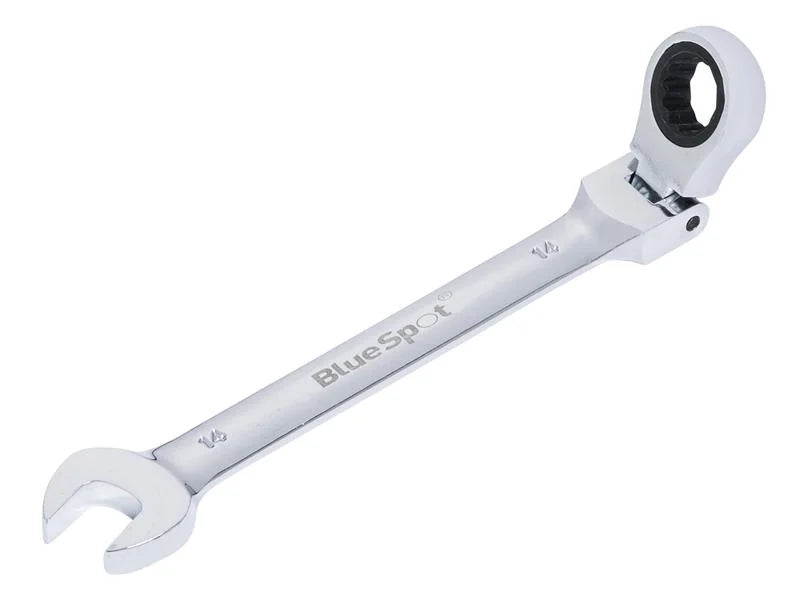 BlueSpot Tools 180° Flexible Head Ratchet Spanner 10-19mm