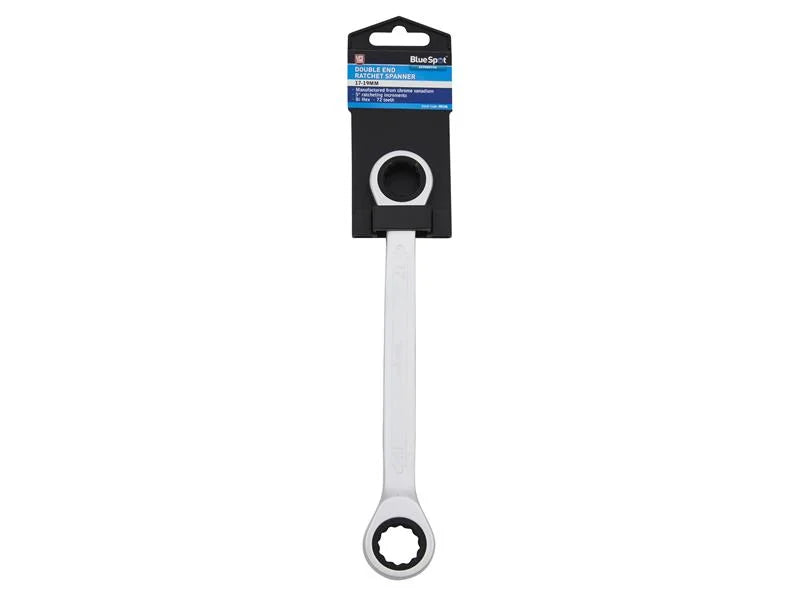 BlueSpot Tools Double End Ratchet Spanner (17-19mm) - 5136