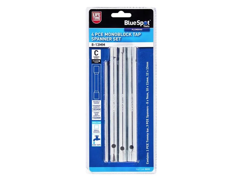 BlueSpot Tools Monoblock Tap Spanner Set, 3 Piece - 6325