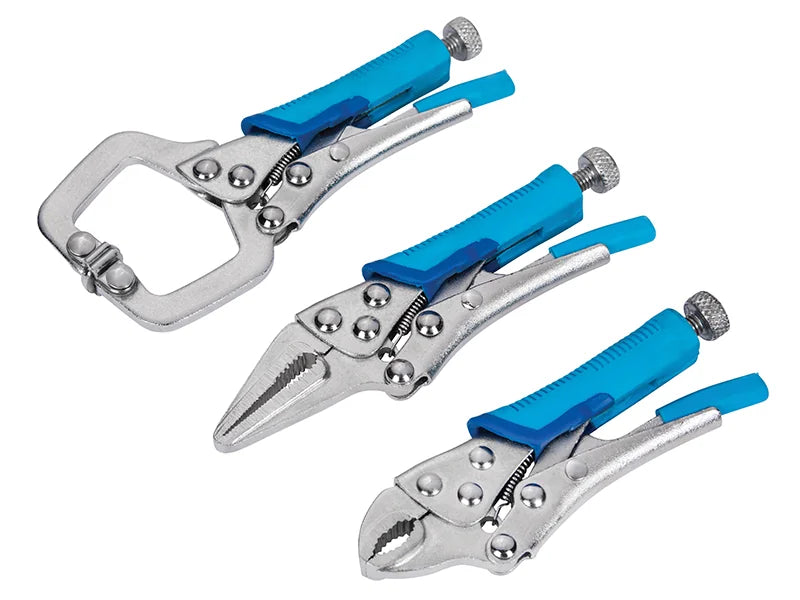 BlueSpot Tools Mini Locking Pliers Set, 3 Piece - 6528