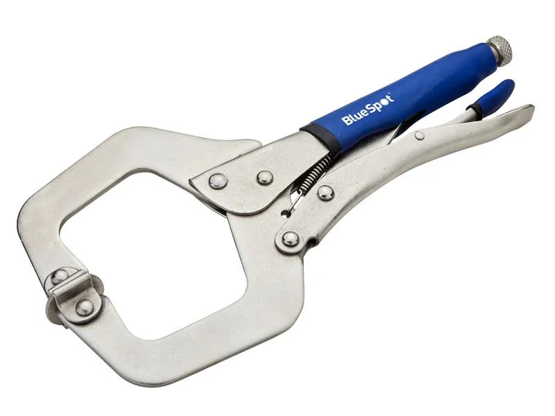 BlueSpot Tools Locking C-Clamp with Swivel Pads 280mm (11in) - 6531