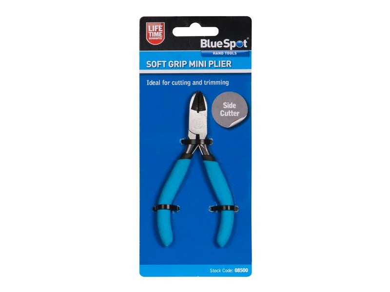 BlueSpot Tools Soft Grip Mini Side Cutter Pliers - 8500