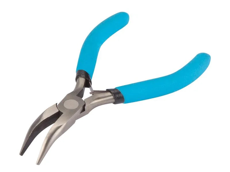 BlueSpot Tools Soft Grip Mini Bent Nose Pliers - 8505