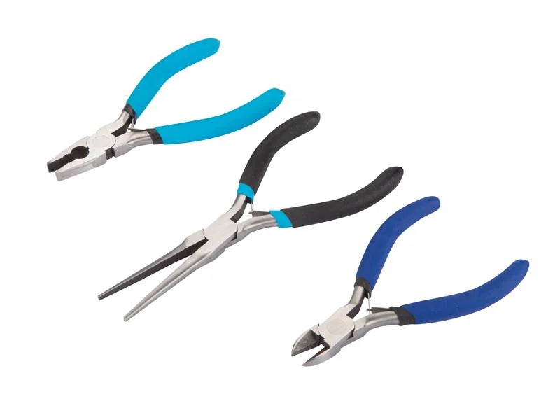 BlueSpot Tools Soft Grip Mini Plier Set, 3 Piece - 8512
