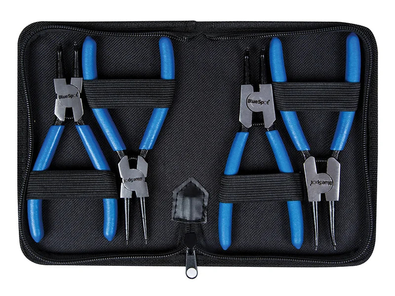 BlueSpot Tools Circlip Pliers Set, 4 Piece - 8702