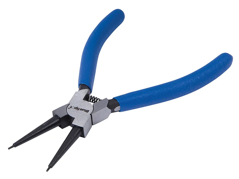 BlueSpot Tools Circlip Pliers Internal Straight 150mm (6in) - 8703