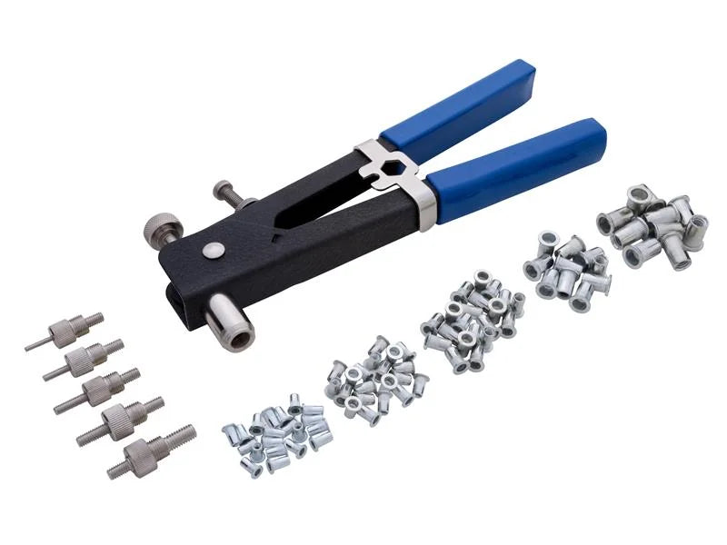 BlueSpot Tools Nut Riveter Kit (M3-M8) 86 Piece - 9106