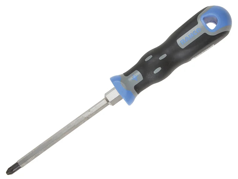 Bahco Tekno+ Screwdriver Pozidriv Tip PZ2 x 125mm Hex Shank - 025.002.125