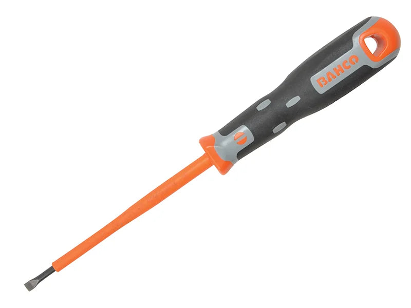 Bahco Tekno+ VDE Screwdriver Slotted Tip x 100mm 3-4mm
