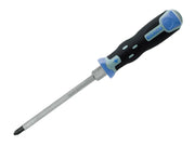 Bahco Tekno+ Through Shank Screwdriver Pozi Tip PZ2 x 125mm - 040.002.125