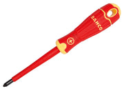 Bahco BAHCOFIT VDE Insulated Pozidriv Screwdriver PZ1 x 80mm - B142.001.080